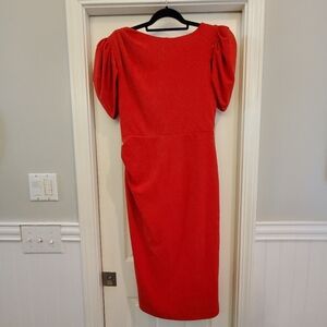Alexia Admor Bold Red Midi Dress Size M
